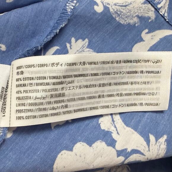 Abercrombie & Fitch One Shoulder Cut-Out Floral Maxi Dress Size XXL - Picture 5 of 5